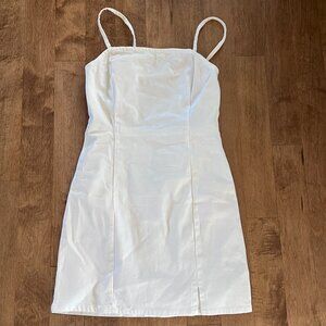 GB Gianni Bini white denim dress, size S